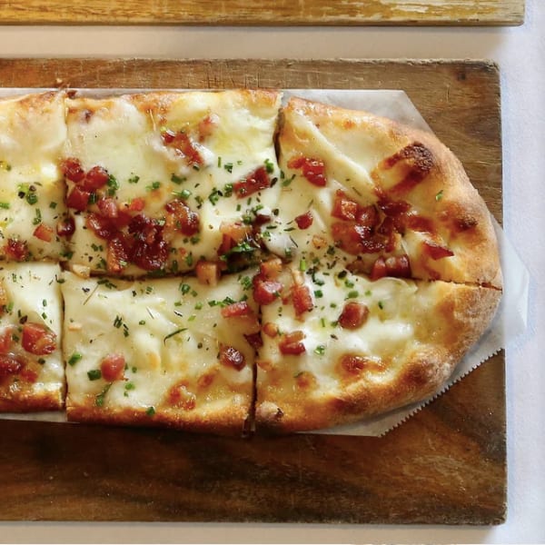 Pancetta & Truffle Flatbread.
