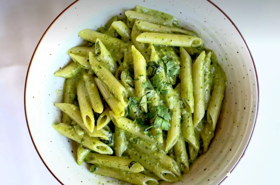 Penne Pesto.
