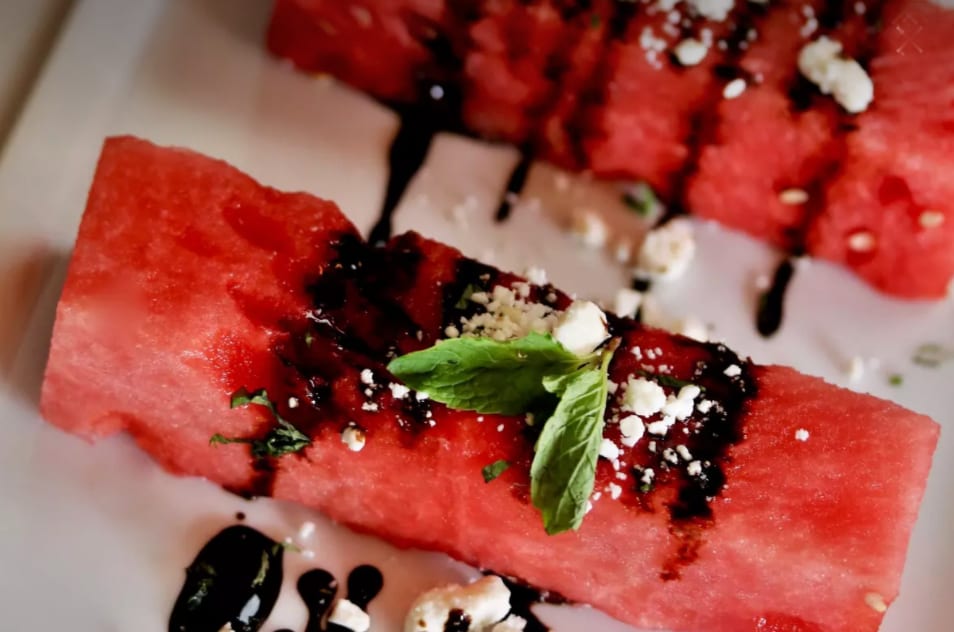 Watermelon Goat Cheese.