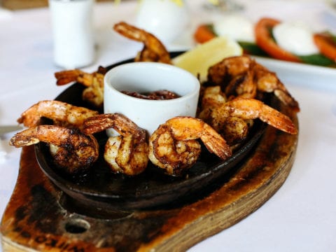 Shrimp A La Plancha.