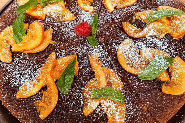 Orange Rum Cake.