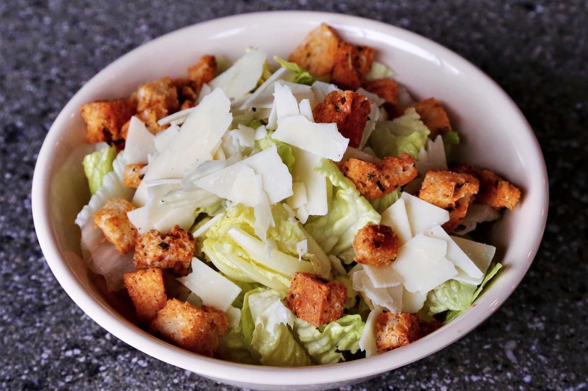 Chicken Caesar Salad.