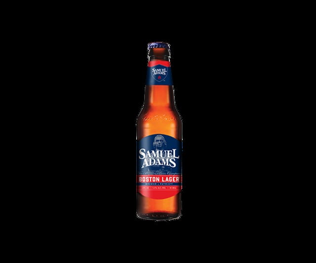 Sam Adams Beer.